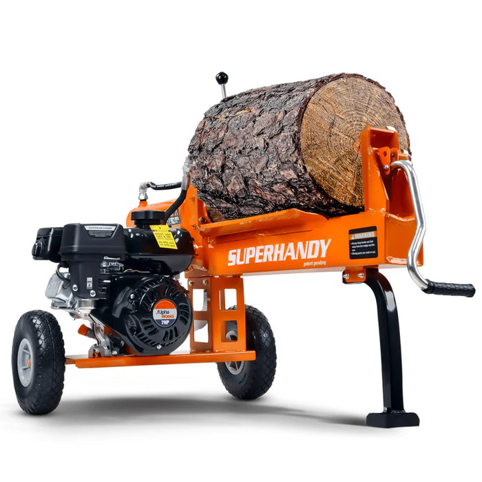 Super Handy GUO077 Portable 20‑Ton Gas Log Splitter – 7 HP, 20.5" Log Length, Auto‑Return