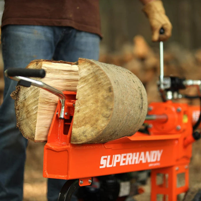 Super Handy GUO077 Portable 20‑Ton Gas Log Splitter – 7 HP, 20.5" Log Length, Auto‑Return