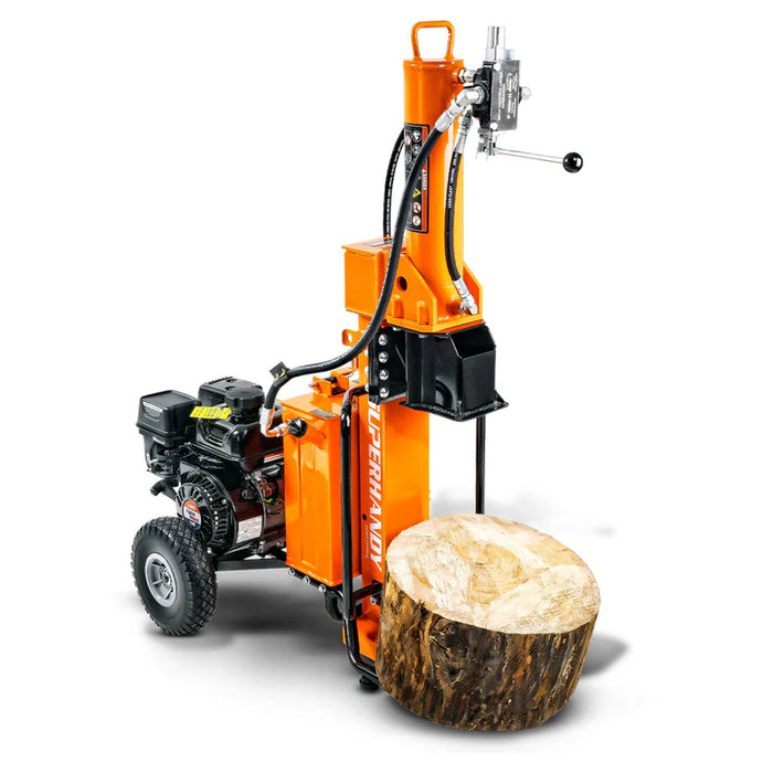 Super Handy GUO096 25‑Ton Gas Log Splitter – 7HP / 209cc, Horizontal & Vertical Operation
