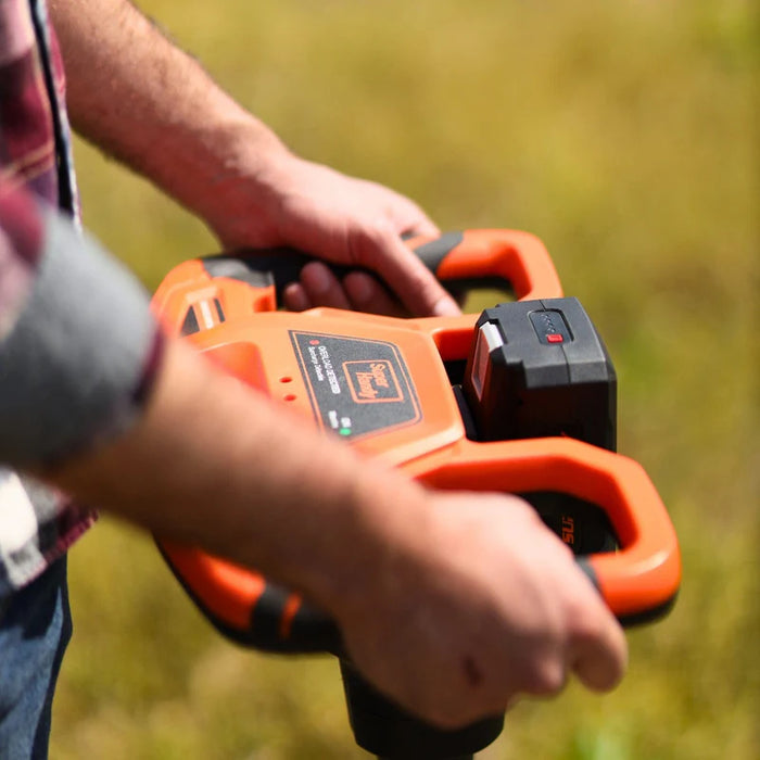 Super Handy GUT150 48V Cordless Earth Auger – 6″ × 30″ Bit, Brushless Motor, Battery & Charger Kit