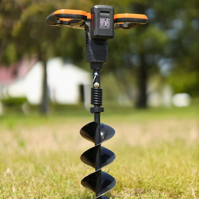 Super Handy GUT150 48V Cordless Earth Auger – 6″ × 30″ Bit, Brushless Motor, Battery & Charger Kit