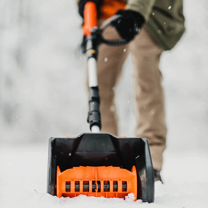 Super Handy GUT055 Cordless Snow Thrower 20V – 10" Clearing Width, 2Ah Battery