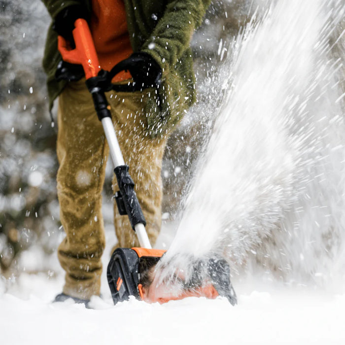 Super Handy GUT055 Cordless Snow Thrower 20V – 10" Clearing Width, 2Ah Battery
