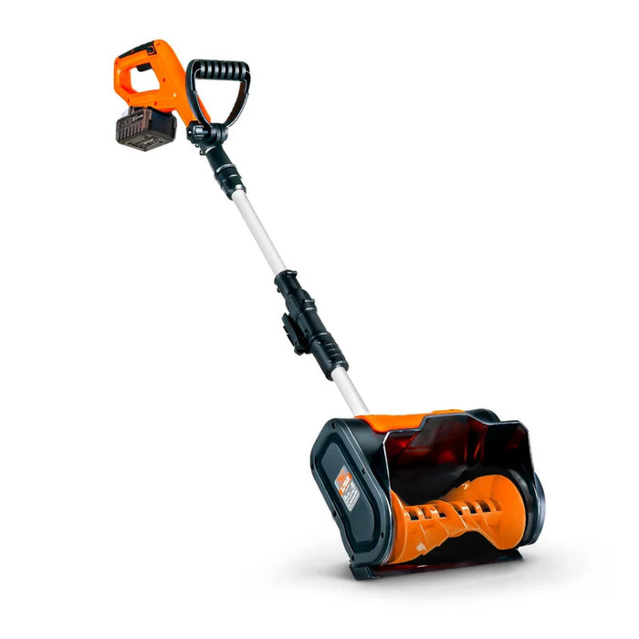 Super Handy GUT132 Electric Snow Thrower – 20V 4Ah Battery, 10" Clearing Width, 25 ft Throw