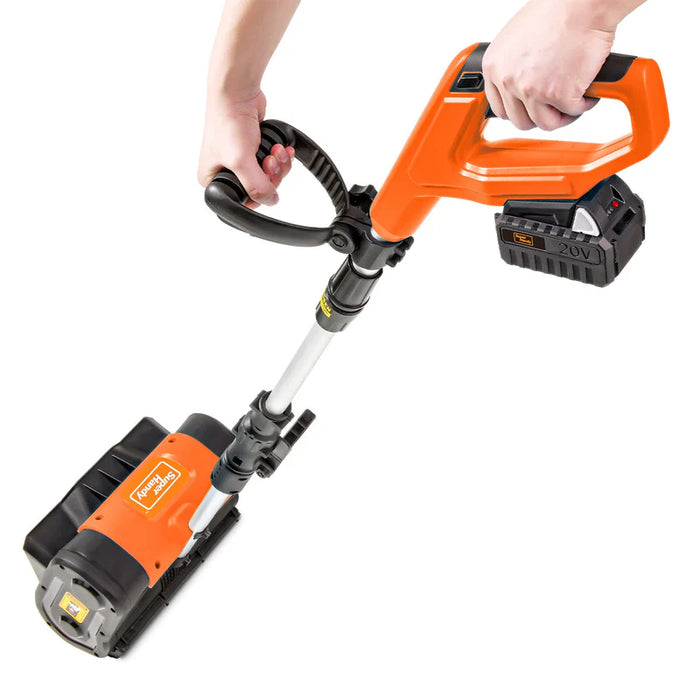 Super Handy GUT132 Electric Snow Thrower – 20V 4Ah Battery, 10" Clearing Width, 25 ft Throw