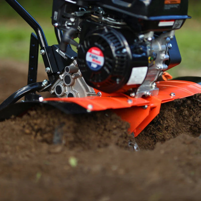 Super Handy GUO093 RotoTiller / Cultivator 7HP Gas Engine – 27″ Width, 6 Steel Tines