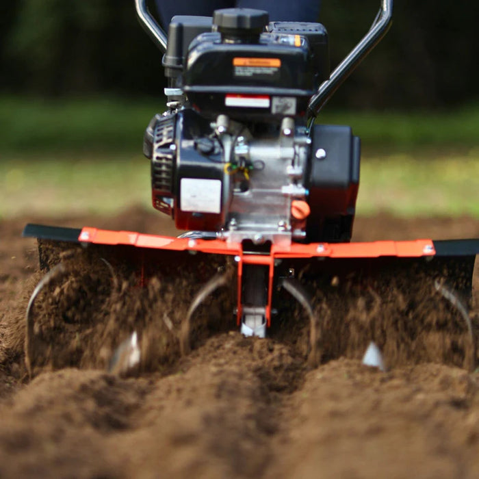 Super Handy GUO093 RotoTiller / Cultivator 7HP Gas Engine – 27″ Width, 6 Steel Tines