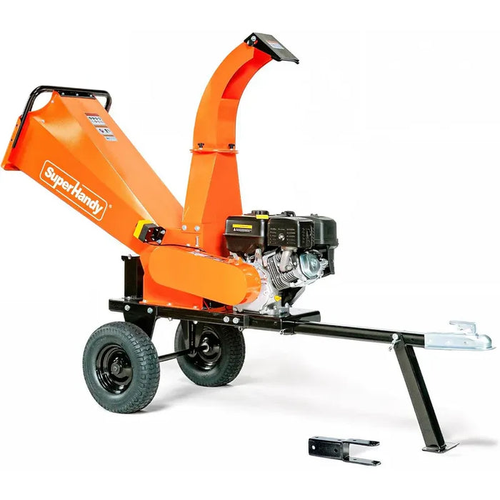 Super Handy GUO140 Tow-Behind Wood Chipper 15HP Gas Engine – 5" Capacity, ATV Compatible