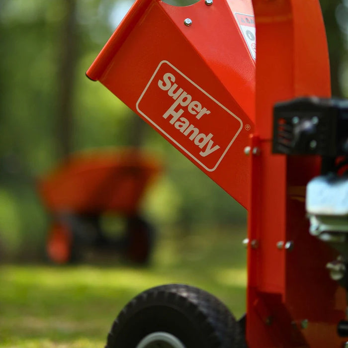 Super Handy GUO035 7HP Compact Wood Chipper / Shredder 3" Branch Capacity – Recoil Start