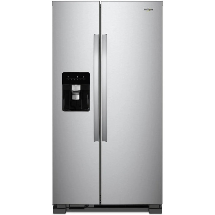 Whirlpool WRS315SDHM 24.6 Cu. Ft. Side-by-Side Refrigerator – Monochromatic Stainless Steel
