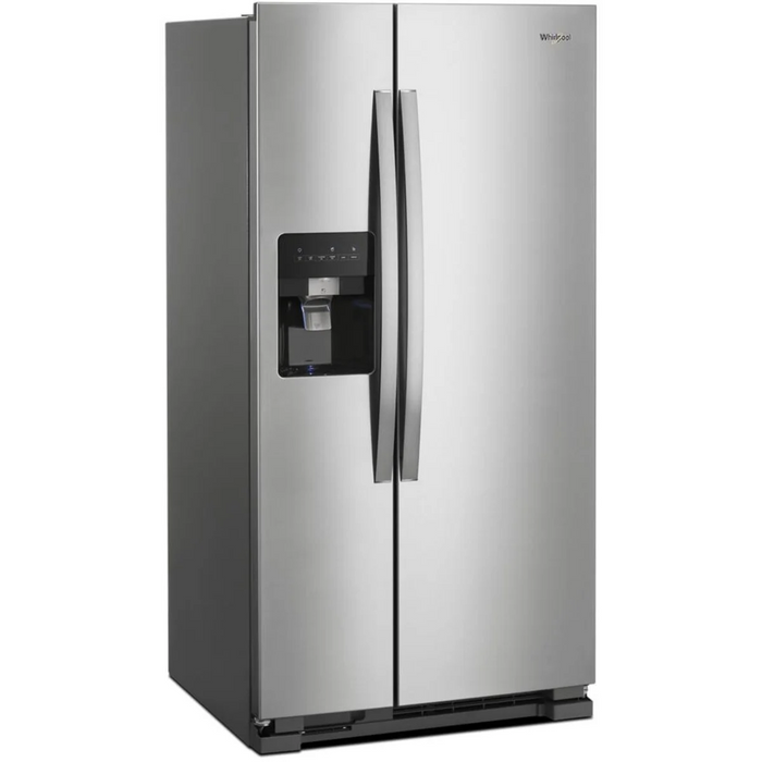 Whirlpool WRS315SDHM 24.6 Cu. Ft. Side-by-Side Refrigerator – Monochromatic Stainless Steel