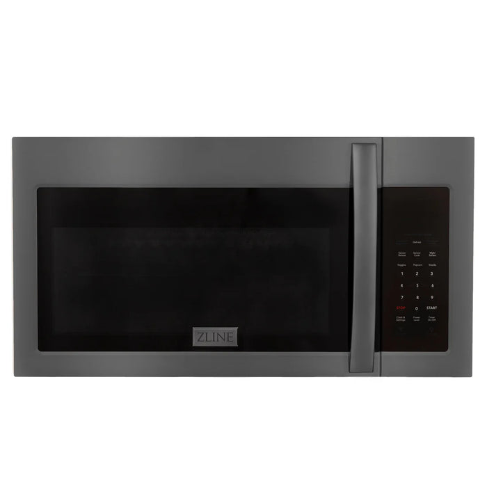 ZLINE MWO-OTRCF-30-BS 30 in. Over-the-Range Microwave, 1.5 Cu. Ft., Black Stainless Steel