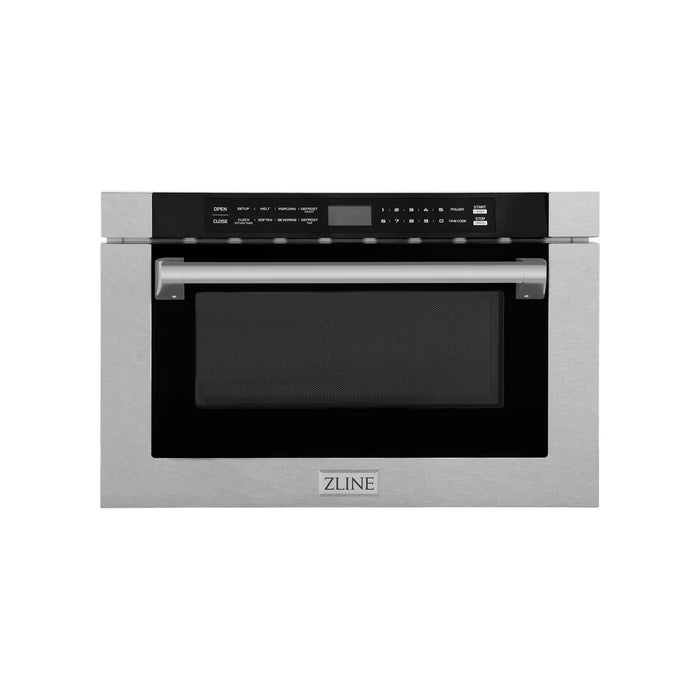 ZLINE MWD-1-SS-H 24 in Built-In Microwave Drawer, 1.2 Cu. Ft., Fingerprint Resistant Stainless Steel