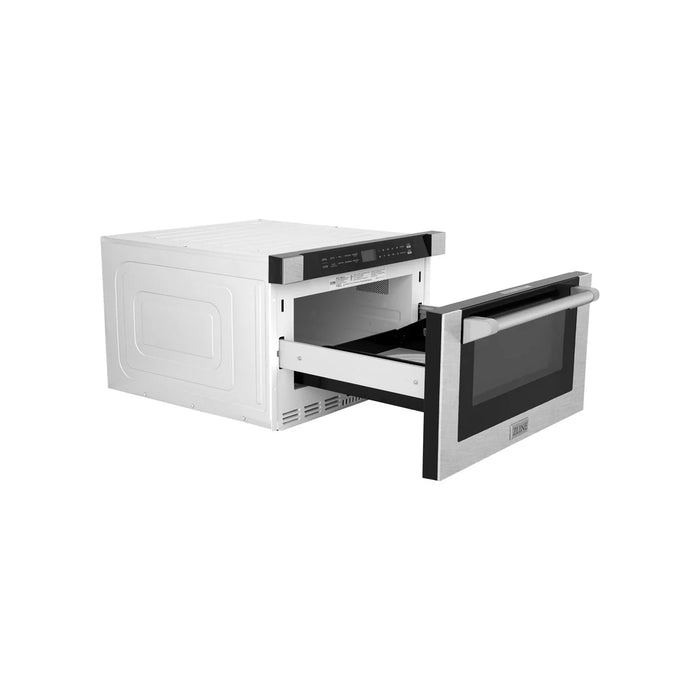 ZLINE MWD-1-SS-H 24 in Built-In Microwave Drawer, 1.2 Cu. Ft., Fingerprint Resistant Stainless Steel