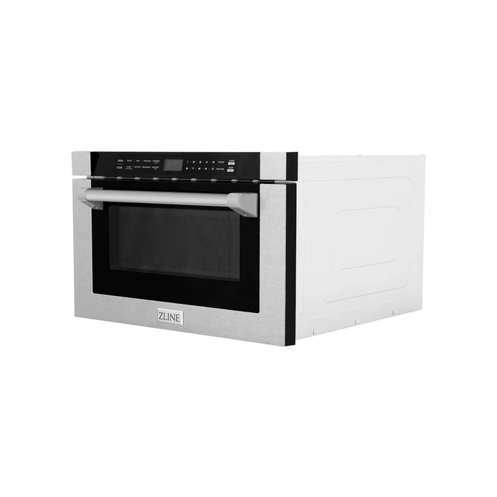 ZLINE MWD-1-SS-H 24 in Built-In Microwave Drawer, 1.2 Cu. Ft., Fingerprint Resistant Stainless Steel