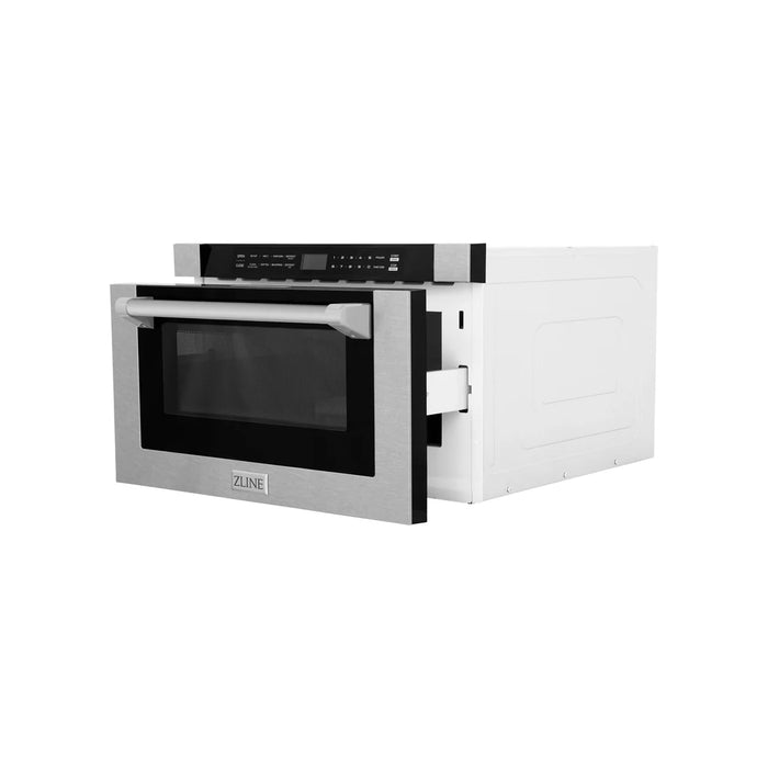 ZLINE MWD-1-SS-H 24 in Built-In Microwave Drawer, 1.2 Cu. Ft., Fingerprint Resistant Stainless Steel