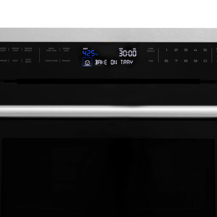 ZLINE MWO-24-SS 24 in Built-In Convection Microwave Oven, 1.6 Cu. Ft., Fingerprint Resistant Stainless Steel