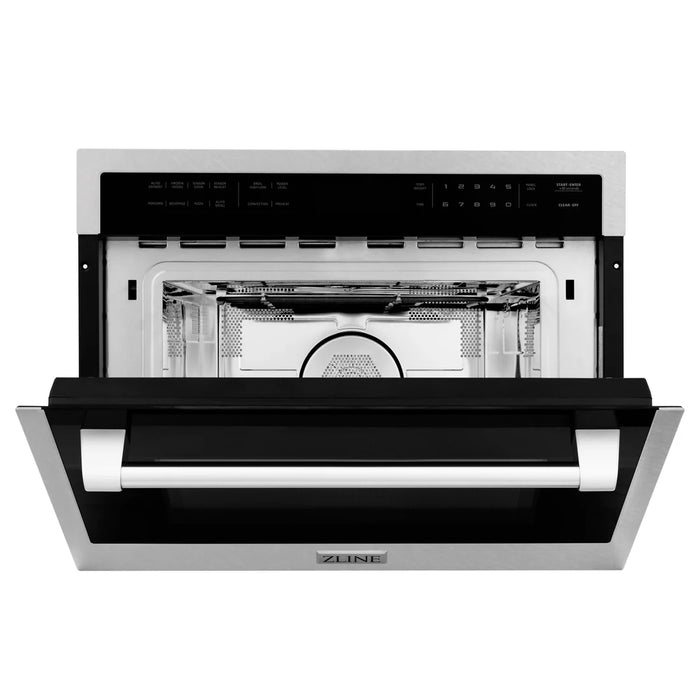 ZLINE MWO-24-SS 24 in Built-In Convection Microwave Oven, 1.6 Cu. Ft., Fingerprint Resistant Stainless Steel