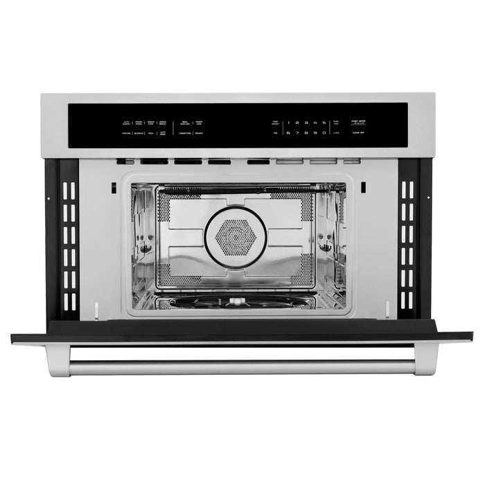 ZLINE MWO-30-SS 30 in Built-In Convection Microwave Oven, 1.6 Cu. Ft., Fingerprint Resistant Stainless Steel
