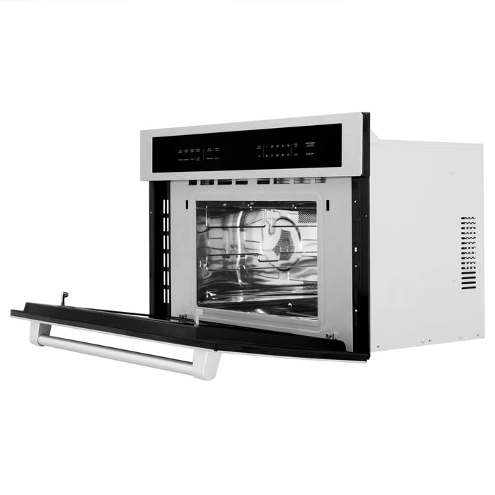 ZLINE MWO-30-SS 30 in Built-In Convection Microwave Oven, 1.6 Cu. Ft., Fingerprint Resistant Stainless Steel
